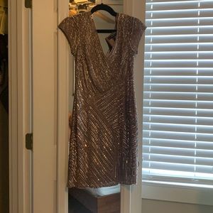 Aidan Mattox size 8 sequined dress